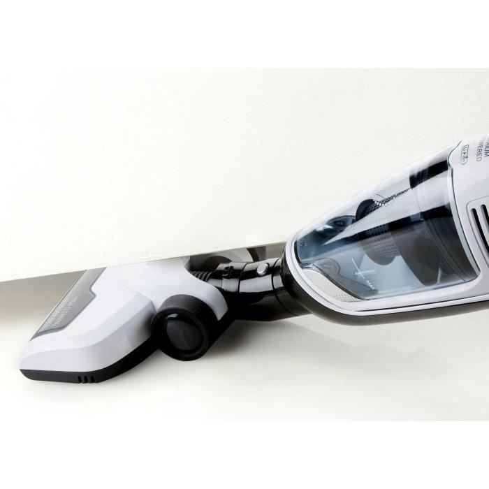 14.4V Cordless Stick Vacuum Cleaner - 2-in-1 with Cyclonic System and Rotating Brush