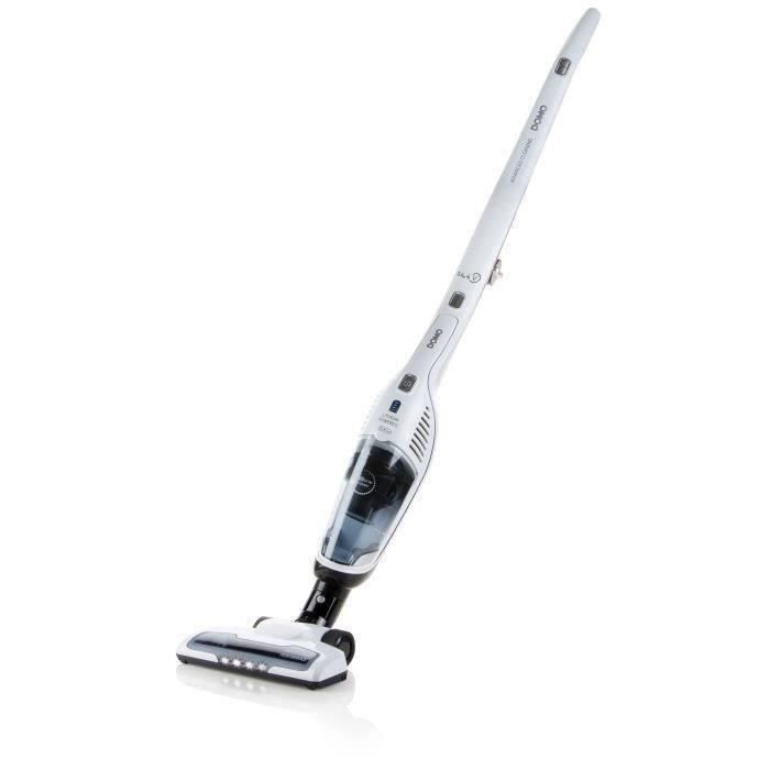 14.4V Cordless Stick Vacuum Cleaner - 2-in-1 with Cyclonic System and Rotating Brush