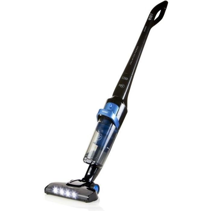 DOMO DO221SV Cordless Stick Vacuum Cleaner - 29V - 1 L Dustbin - Dry Cleaning Mode