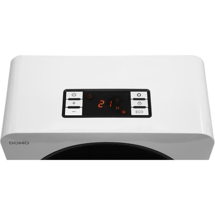 Ceramic heater - 2500 W - DOMO - DO7344H - 34.8 x 18.3 x 35.2 cm - White
