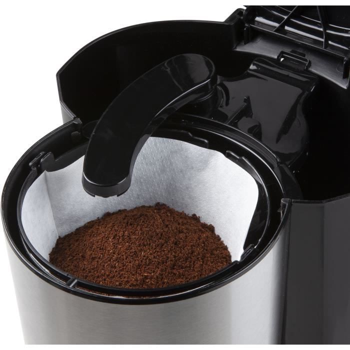 DOMO Filter Coffee Maker - DO708K - 1000 W - 1.5 L - 12 Cups - LCD Screen - 24-Hour Timer - Black and