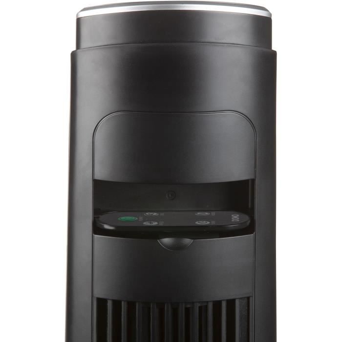 DOMO Tower Fan - 107 cm - 45 W - Black and Silver