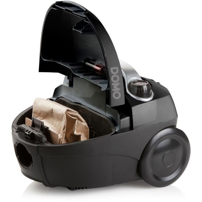 DOMO Compact Bagged Vacuum Cleaner - 450 W - 1.5 L - HEPA10 - DO1033S
