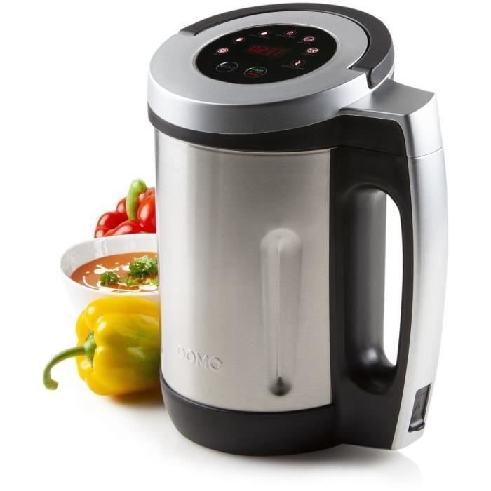DOMO Heated Blender - DO716BL - 2.2 L - 7 Programs - 1000 Watt