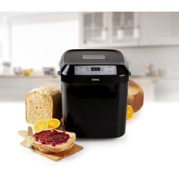 DOMO Automatic Bread Maker - B3974 - 550W - 12 Programs - LCD Screen