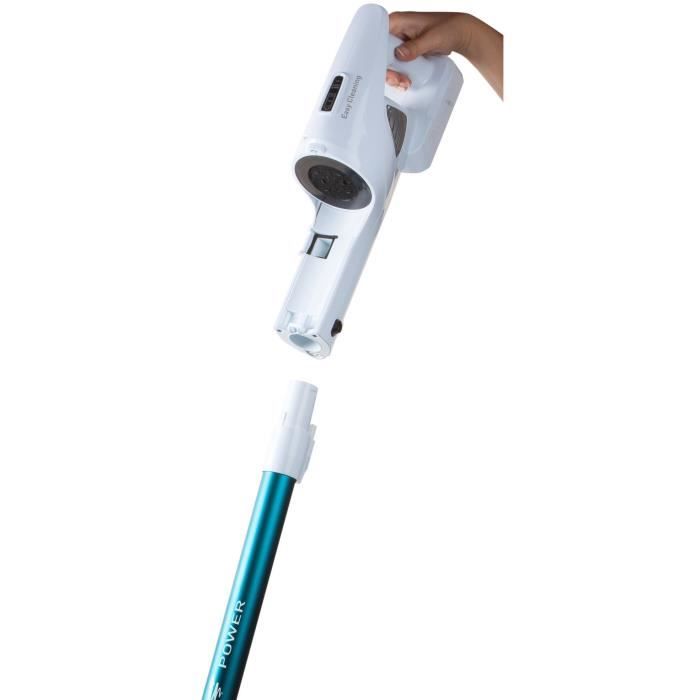 DOMO DO233SV Cordless Stick Vacuum Cleaner - 2-in-1 with Cyclonic System and 0.6 L Dustbin 6-Liter