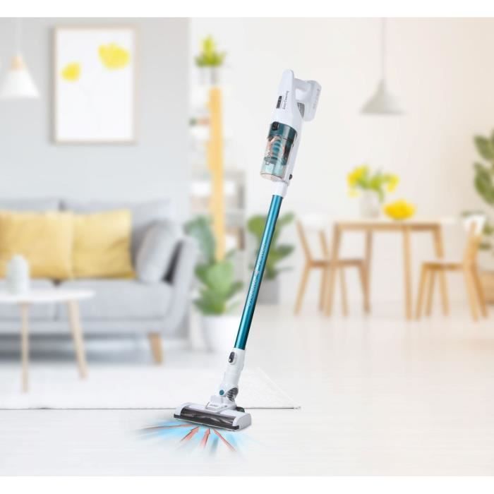 DOMO DO233SV Cordless Stick Vacuum Cleaner - 2-in-1 with Cyclonic System and 0.6 L Dustbin 6-Liter