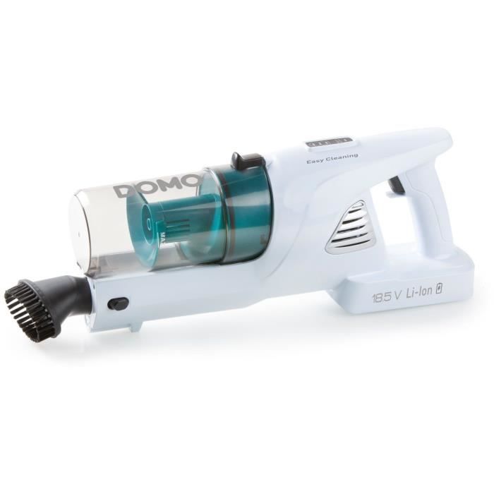 DOMO DO233SV Cordless Stick Vacuum Cleaner - 2-in-1 with Cyclonic System and 0.6 L Dustbin 6-Liter