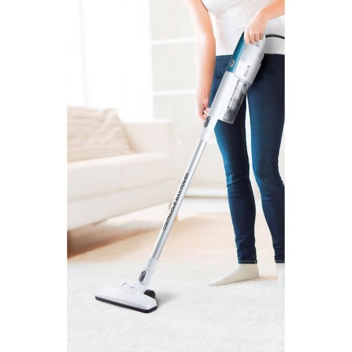 DOMO DO237SV Corded Stick Vacuum Cleaner - 450W - 0.45 L Dustbin - Removable Filters
