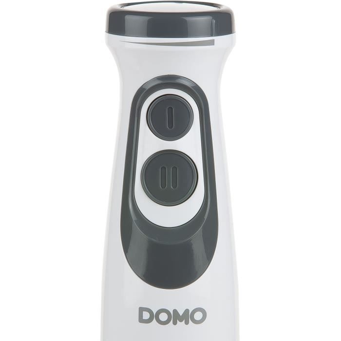 Blender Set - DOMO - DO1089M - 600 W - Variable speed + Turbo - Hand blender, whisk, chopper, measuring cup - White