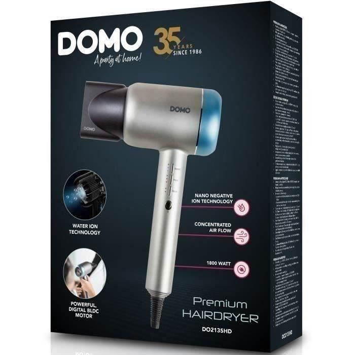 DOMO Hair Dryer DO2135HD - 1800W - Digital Motor