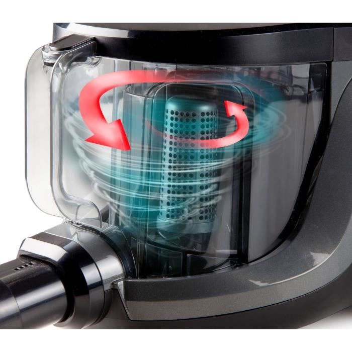 DOMO Bagless Cylinder Vacuum Cleaner - Cyclonic System - 2.5 L - DO7295S