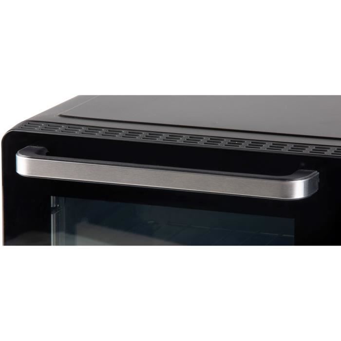 DOMO Mini Electric Oven - DO807GO - 20 L - Black - Top and Bottom Heat - 120 min Timer - 1300W