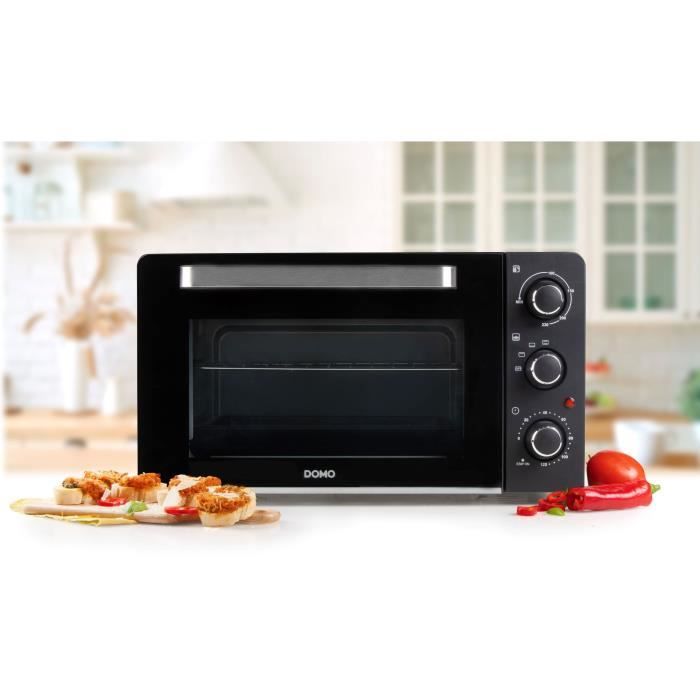 DOMO Mini Electric Oven - DO1107GO - 28 L - Black - 1500W 1500watt