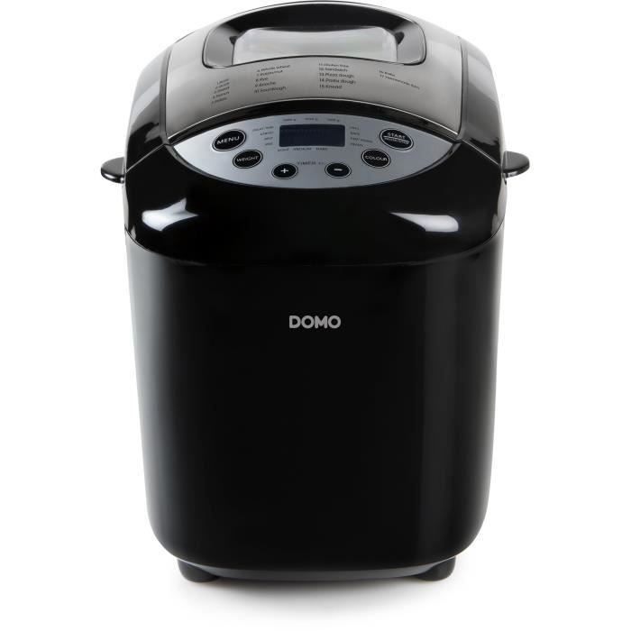 DOMO B3977 Bread Maker - 850W - 1000 g, 1250 g, 1500 g - 17 Programs - LCD Screen
