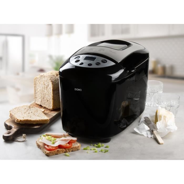 DOMO B3977 Bread Maker - 850W - 1000 g, 1250 g, 1500 g - 17 Programs - LCD Screen