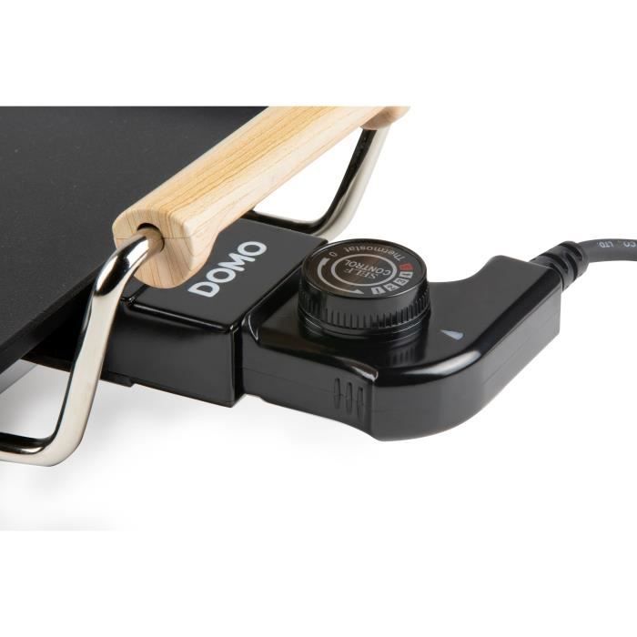 Family XL Plancha Grill – 70 cm, Wood-Look Handles, 1800W