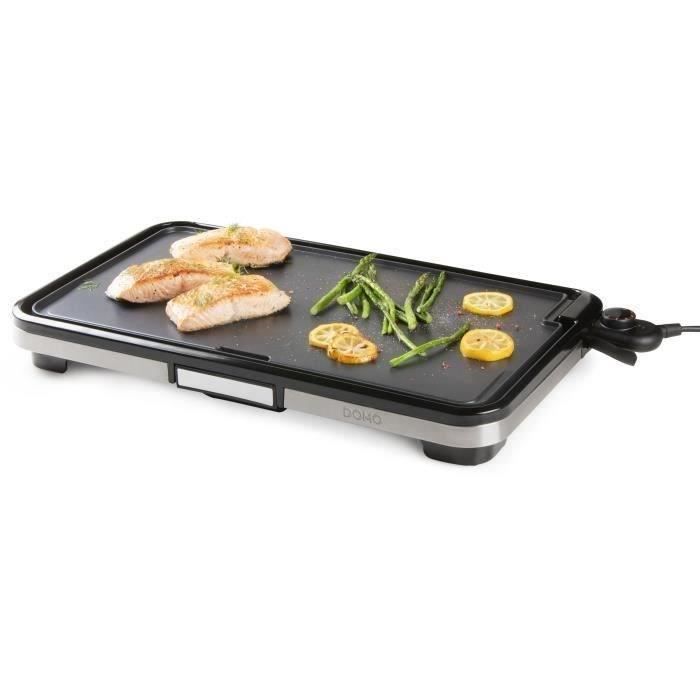 DOMO DO9263G XXL Griddle Grill – 2200W, Stainless Steel Surface 55 x 30.5 cm
