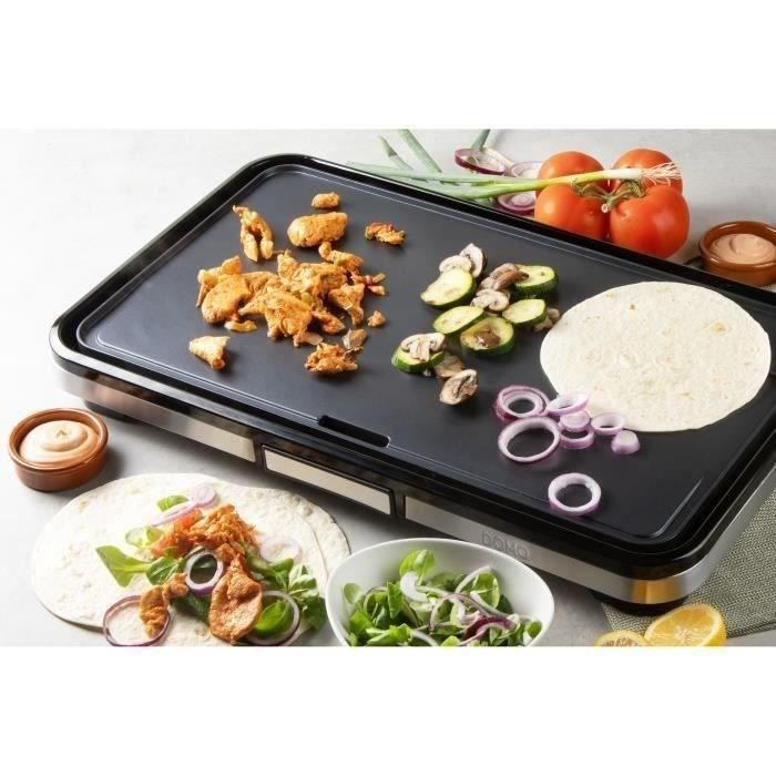 DOMO DO9263G XXL Griddle Grill – 2200W, Stainless Steel Surface 55 x 30.5 cm