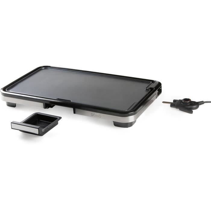 DOMO DO9263G XXL Griddle Grill – 2200W, Stainless Steel Surface 55 x 30.5 cm