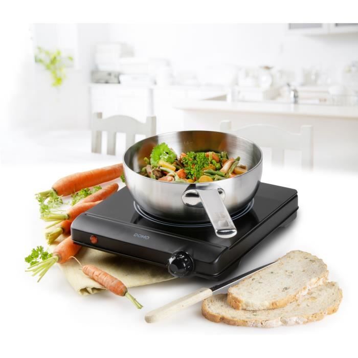DOMO Ceramic Hob - 1 Burner - 25.3 x 28.7 x 7 cm - DO30111KP