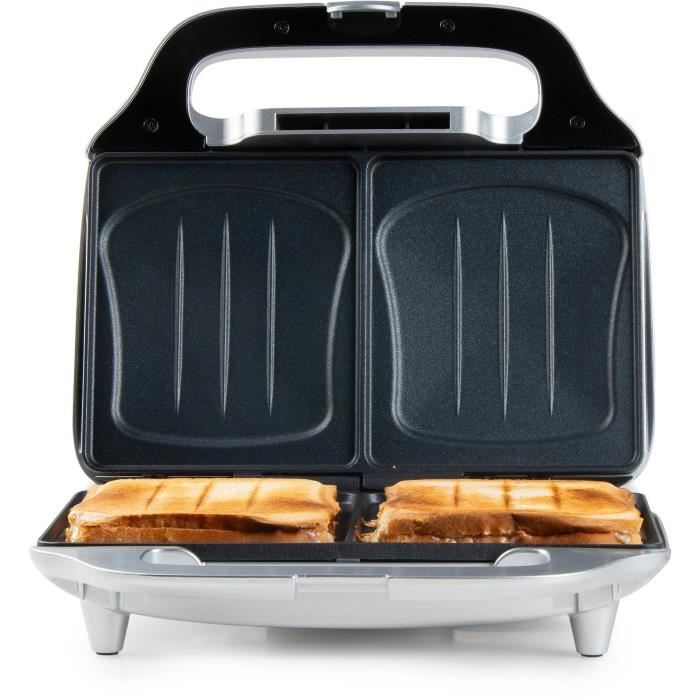 Sandwich Maker – Non-Stick Plates, 900W, for 2 XL Sandwiches (25 x 15 cm) 900-Watt-Leistung