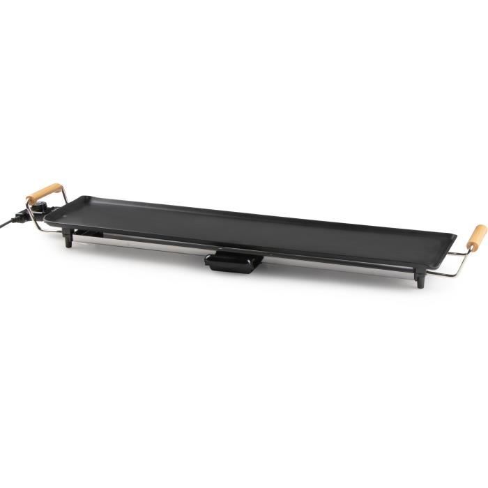 DOMO Family XXL Plancha Grill – 90 cm, 1800W, Non-Stick Plate, Adjustable Thermostat