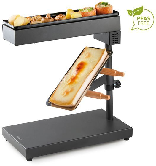 DOMO Raclette Grill - DO1145RC - Traditional Raclette - PFAS-Free Coating - 1000W