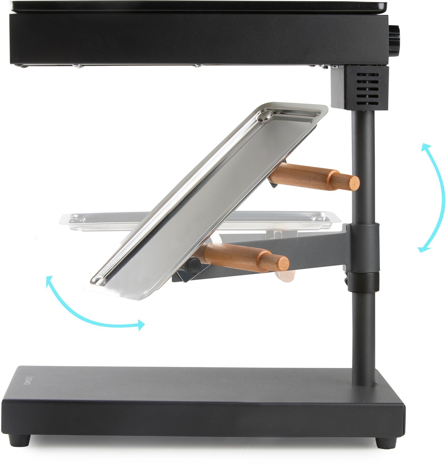 DOMO Raclette Grill - DO1145RC - Traditional Raclette - PFAS-Free Coating - 1000W