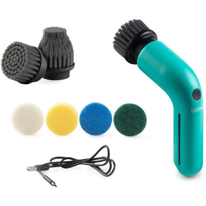DOMO Cordless Rotating Cleaning Brush - DO248SB - 3.7V - 60 min - 2 Speeds - Blue