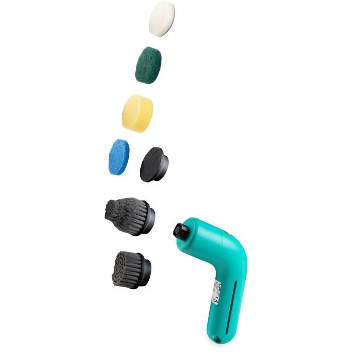 DOMO Cordless Rotating Cleaning Brush - DO248SB - 3.7V - 60 min - 2 Speeds - Blue