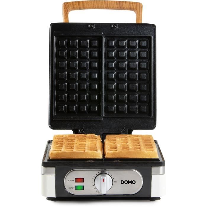 Waffle Maker - DOMO - DO9274W - 1400 W - 2 XL Waffles - White