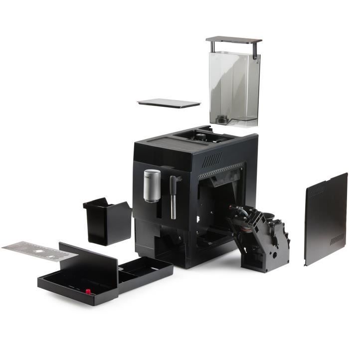 DOMO DO1150K Automatic Espresso Machine with Grinder - 1350 W - 19 Bar - Black