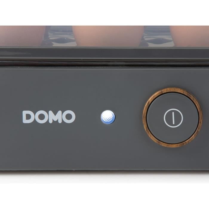 Egg cooker - DOMO - DO9283EK - 400 W - 6 eggs - Grey