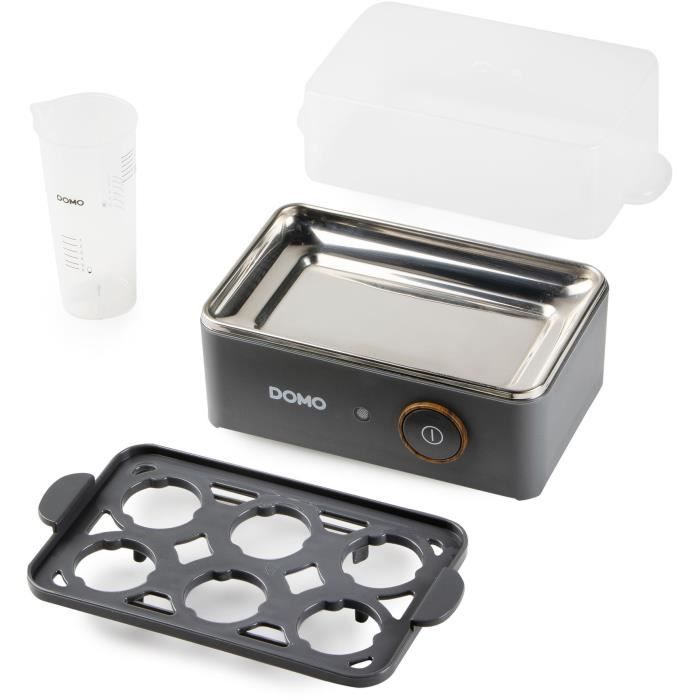 Egg cooker - DOMO - DO9283EK - 400 W - 6 eggs - Grey