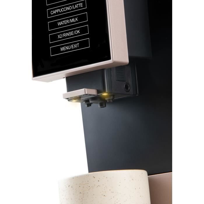DOMO DO743K Automatic Espresso Machine with Grinder - 1350 W - 19 Bar - Black
