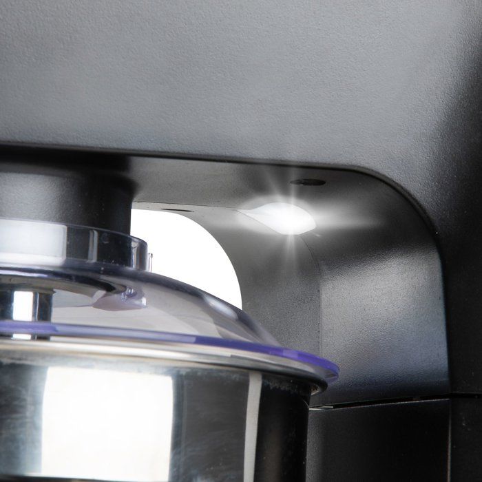 DOMO Multifunctional Stand Mixer - 1200W - 4.5 L - 8 Speeds + Pulse - Grey/ Black