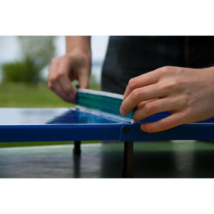 SCHILDKRÖT Mini Ping Pong Table Set - 68x33x9 cm - 2 Mini Rackets