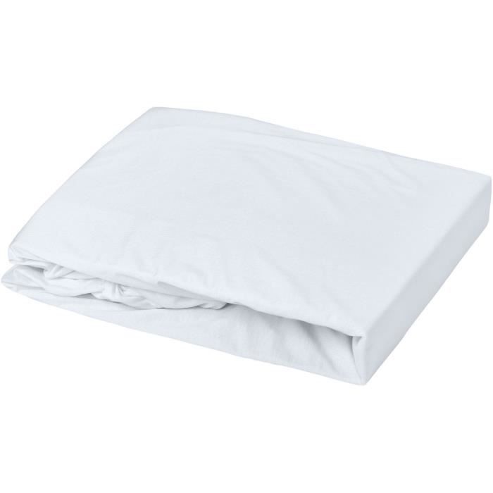DOMIVA Fitted Sheet - Jersey - 70 x 140 cm - Light Blue