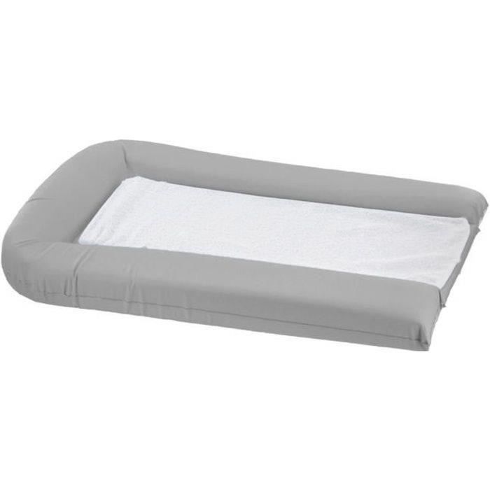 Changing Mat with Removable Sponges - Pearl Grey - 42 x 70 cm