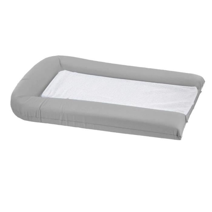 Changing Mat with Removable Sponges - Pearl Grey - 42 x 70 cm