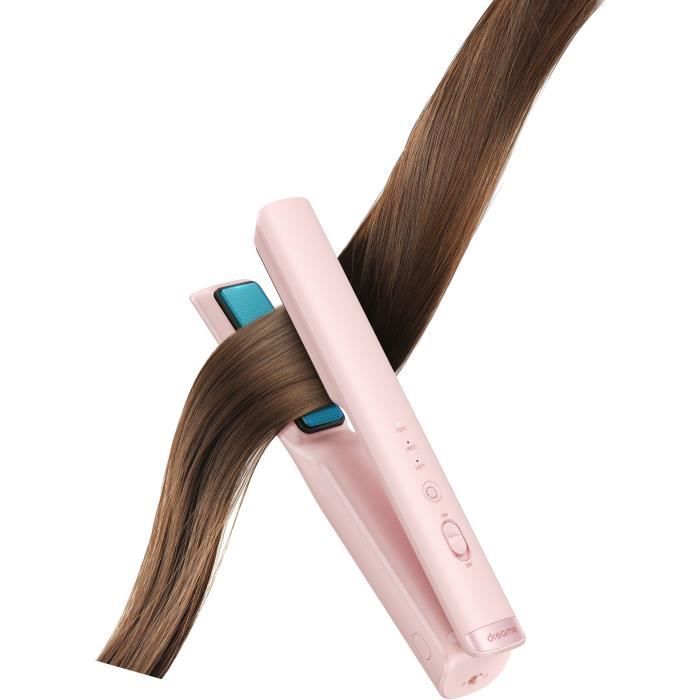 DREAME Cordless Hair Straightener - Hair Glamour - Pink