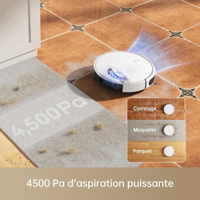 MOVA M1 - 2-in-1 Robot Vacuum and Mop - 4500 Pa - Intelligent Navigation - Model M1 4500Pa