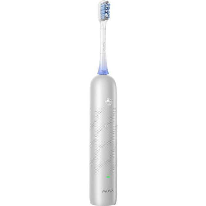 MOVA Electric Toothbrush - FRESH PRO - Silver - Oscillating-Rotating Pulsating