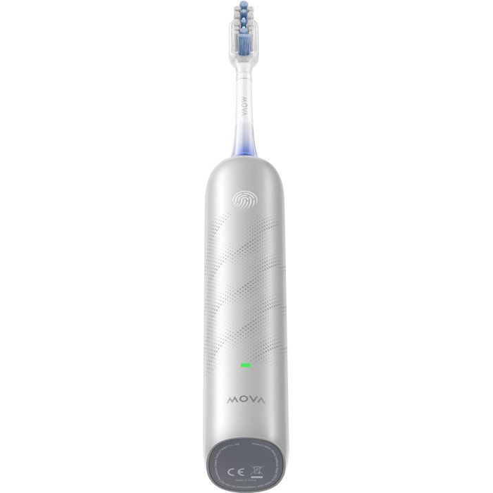 MOVA Electric Toothbrush - FRESH PRO - Silver - Oscillating-Rotating Pulsating
