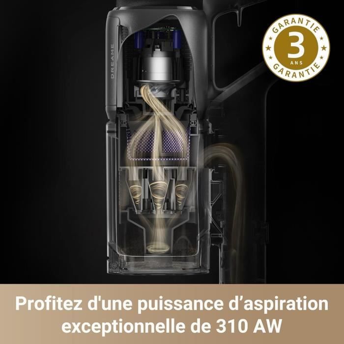 DREAME Z30 Cordless Stick Vacuum Cleaner - 310 AW Power - 90 Min Runtime - Dust Detection Technology