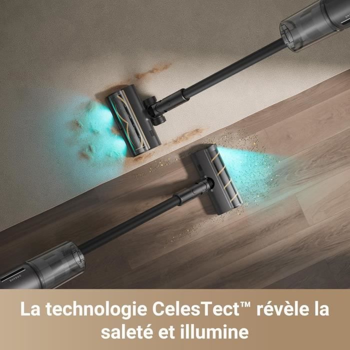 DREAME Z30 Cordless Stick Vacuum Cleaner - 310 AW Power - 90 Min Runtime - Dust Detection Technology