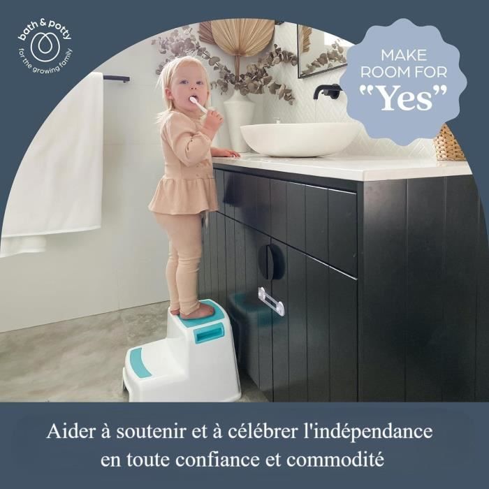 DREAMBABY - 2 Up Step Stool - Non-slip - Aqua