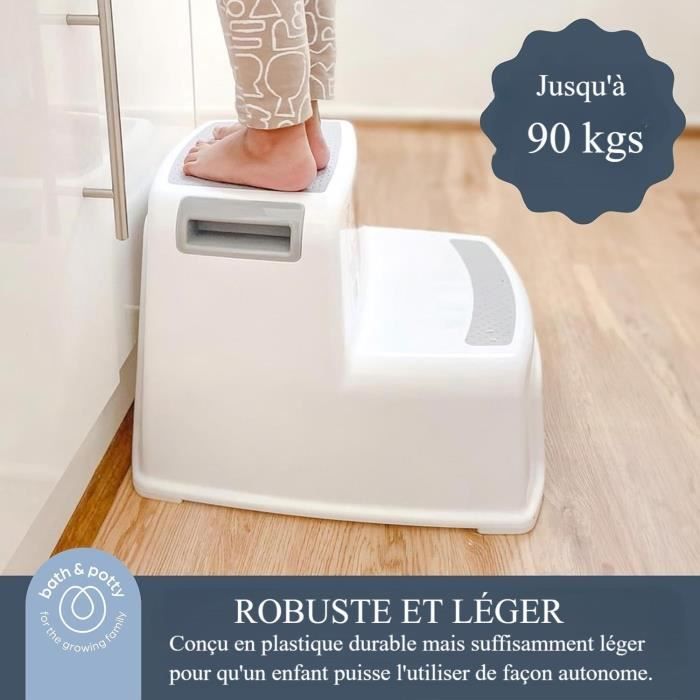 DREAMBABY - 2 Up Step Stool - Non-slip - Grey