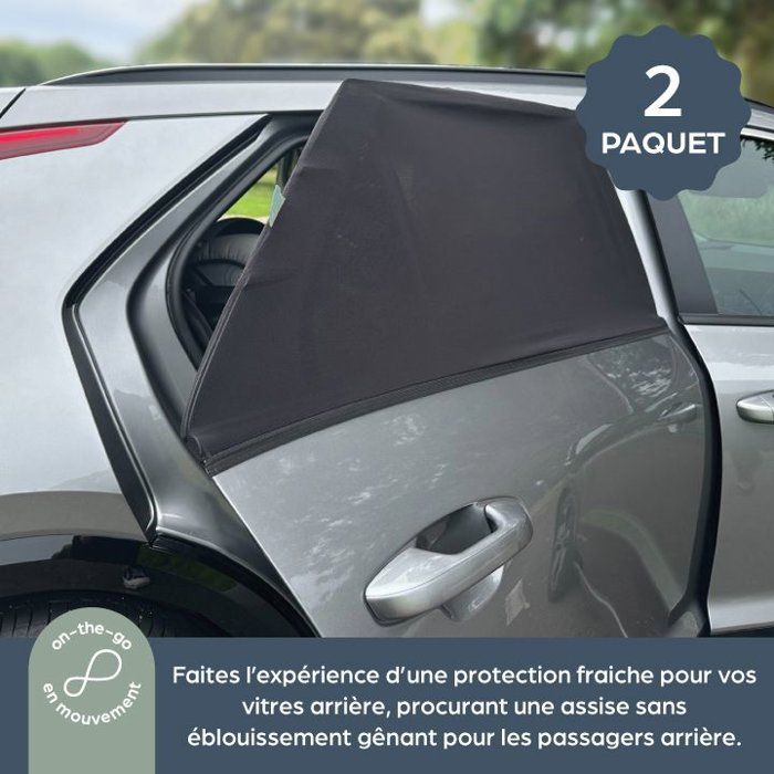 DREAMBABY Baby Sunshade - 2 Pack Mesh Window Socks - Sun and Heat Protection